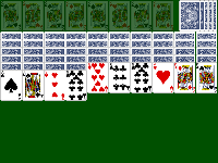 スパイダーソリティア 4色 をプレイ！