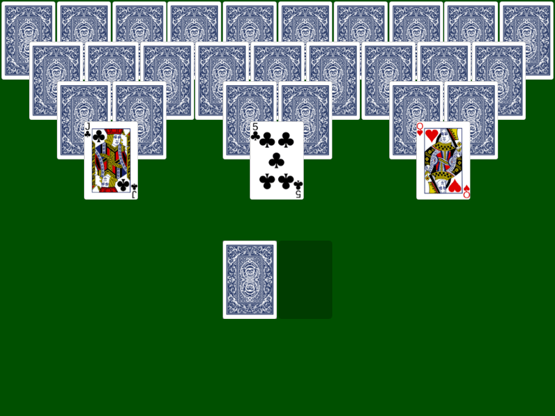 Spela Omvänd Tripeaks Patiens!