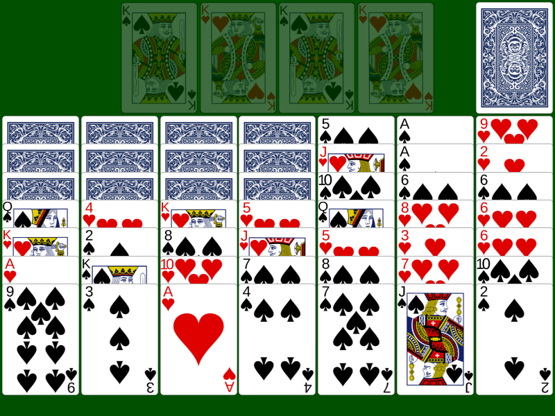 Speel Scorpion Solitaire 2 Kleuren!